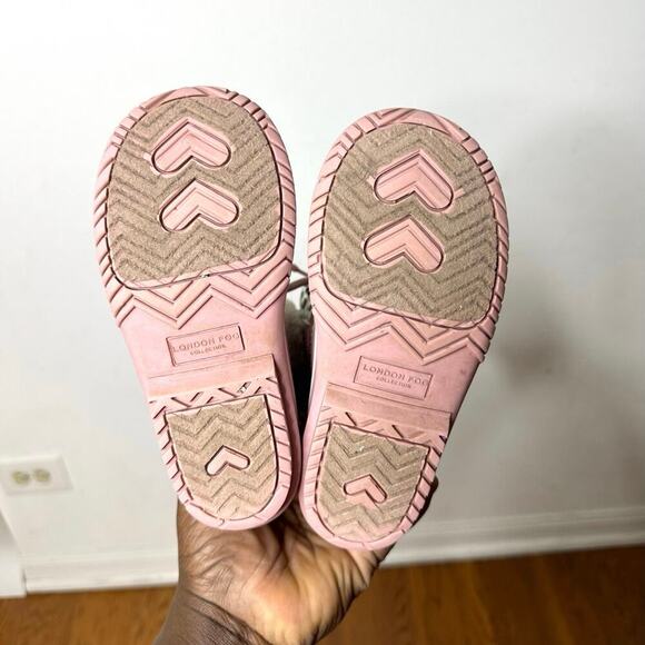 LONDON FOG Girls Bell Court Cold Weather Warm Lined Snow Boots‎ Size 10 - Picture 5 of 11